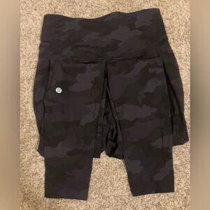 Lululemon Athletica Black Camouflage Leggings